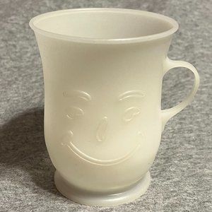 Kool-Aid Man Plastic Cup in the color white